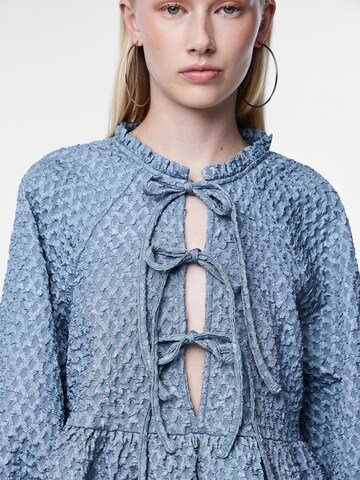PIECES Blouse 'NIBE' in Blauw