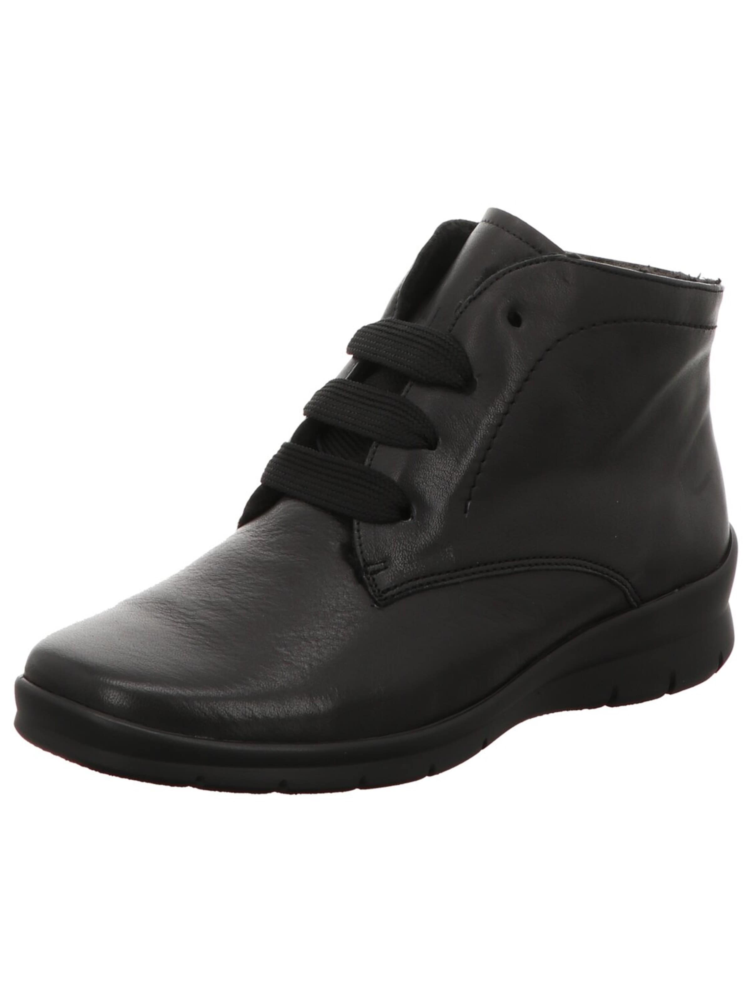SEMLER Boots 'Stiefel Damen X10156012001 Echtleder in schwarz' in Zwart: voorkant