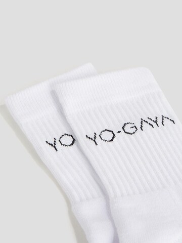 YO-GAYA Sportsokken 'Socks' in Wit
