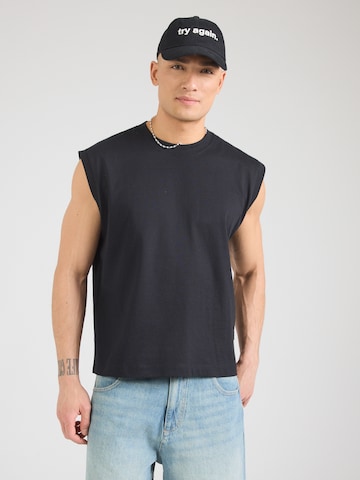 Maglietta 'JORMONTAUK' di JACK & JONES in nero: frontale