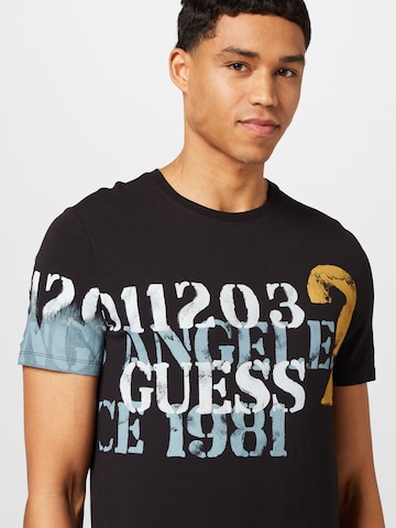 T-Shirt GUESS en noir