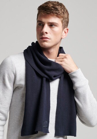 Superdry Scarf in Blue: front