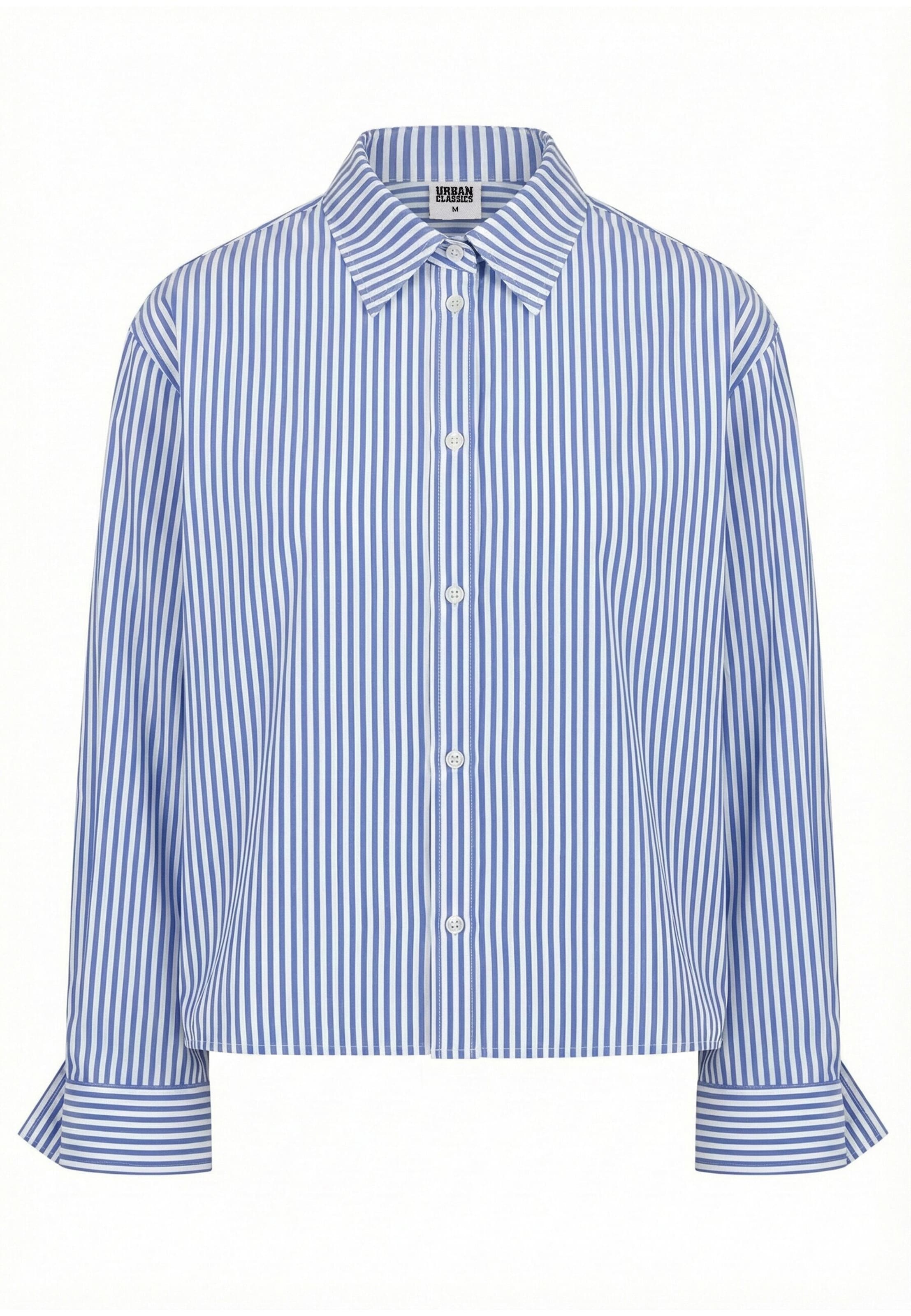 Urban Classics Regular Fit Hemd in Blau: Vorderseite
