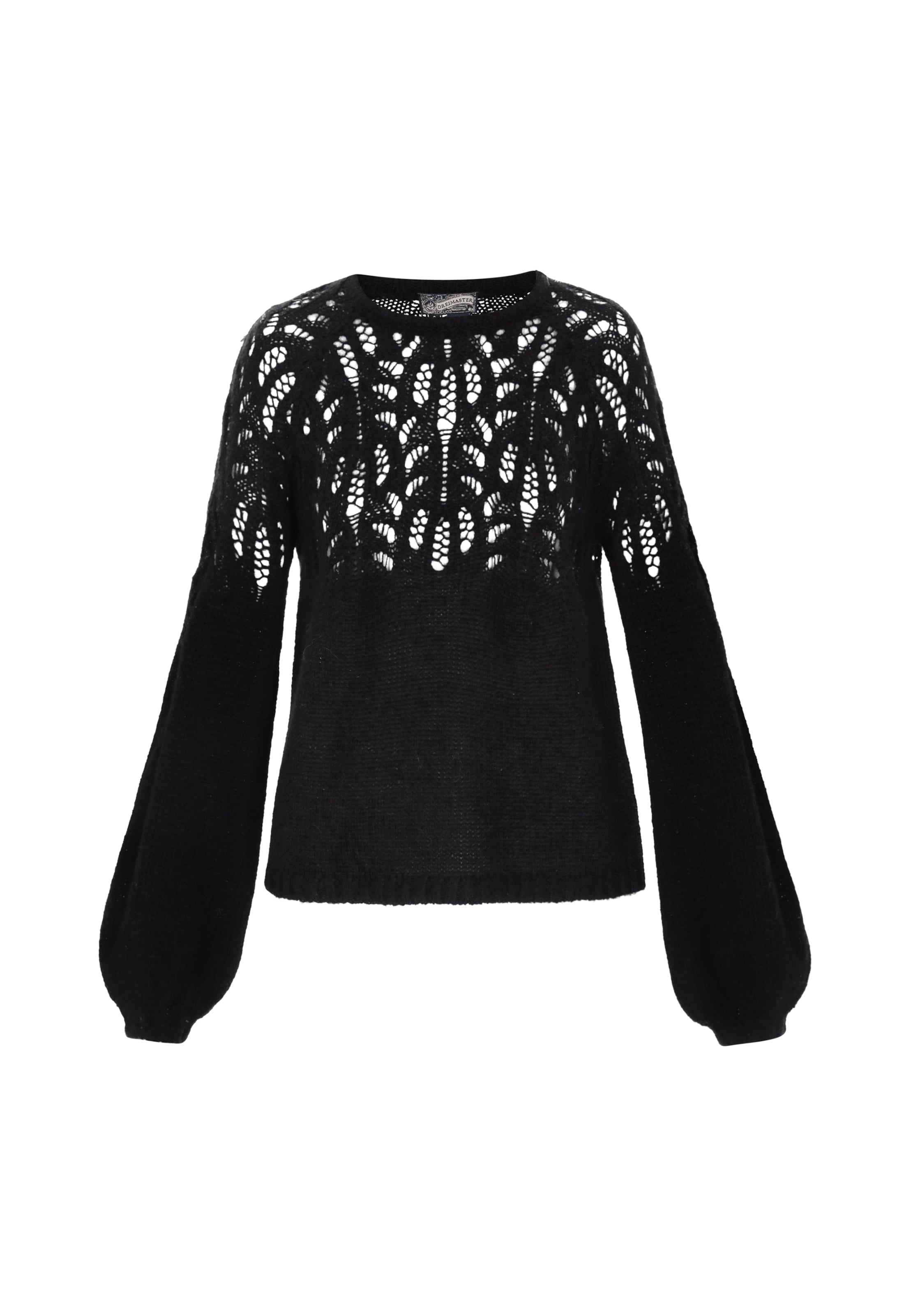 Pull-over 'Vintage' DreiMaster Vintage en noir : devant