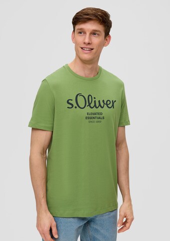 T-Shirt s.Oliver en vert : devant