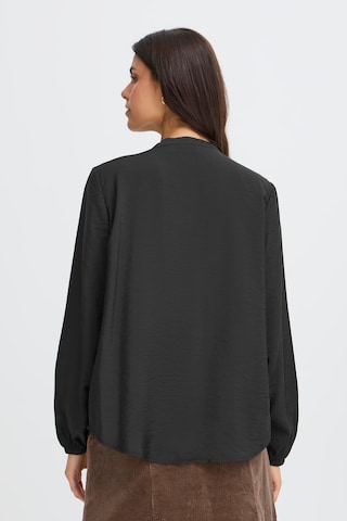 Fransa Bluse in Schwarz