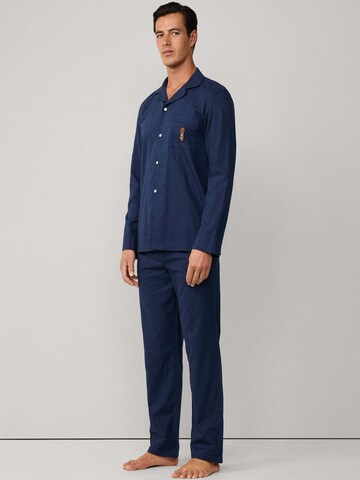 Hackett London Pyjama lang in Blauw