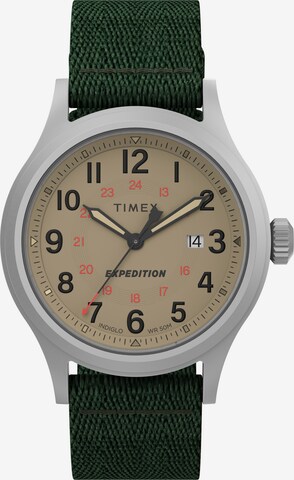 TIMEX Analogt ur 'Expedition North' i grøn: forside