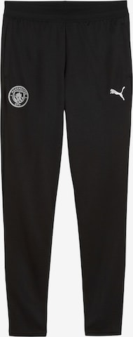 PUMA Urheiluhousut 'Manchester City' värissä musta: etupuoli