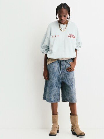 Pull&Bear Sweatshirt in Blue