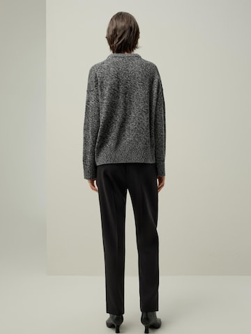 Lilysilk Pullover 'Wolle und Kaschmir Oversize Pullover mit Rundhalsausschnitt'‌‌‌‌‌ in Grau