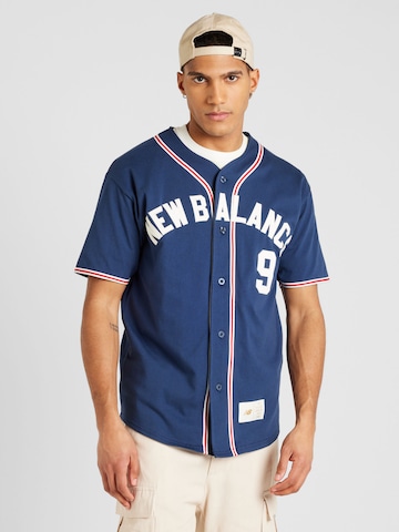 Coupe regular Chemise 'Sportswear Greatest Hits' new balance en bleu : devant