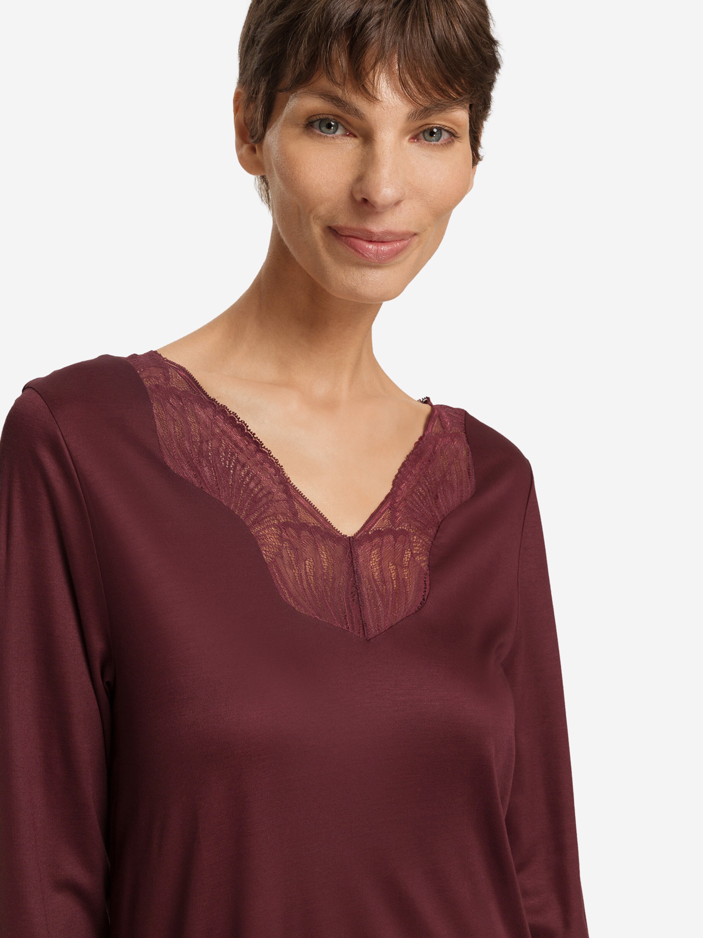 Chemise de nuit ' Lilith ' Hanro en marron