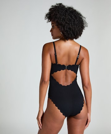 Hunkemöller Bandeau Shaping Swimsuit in Black