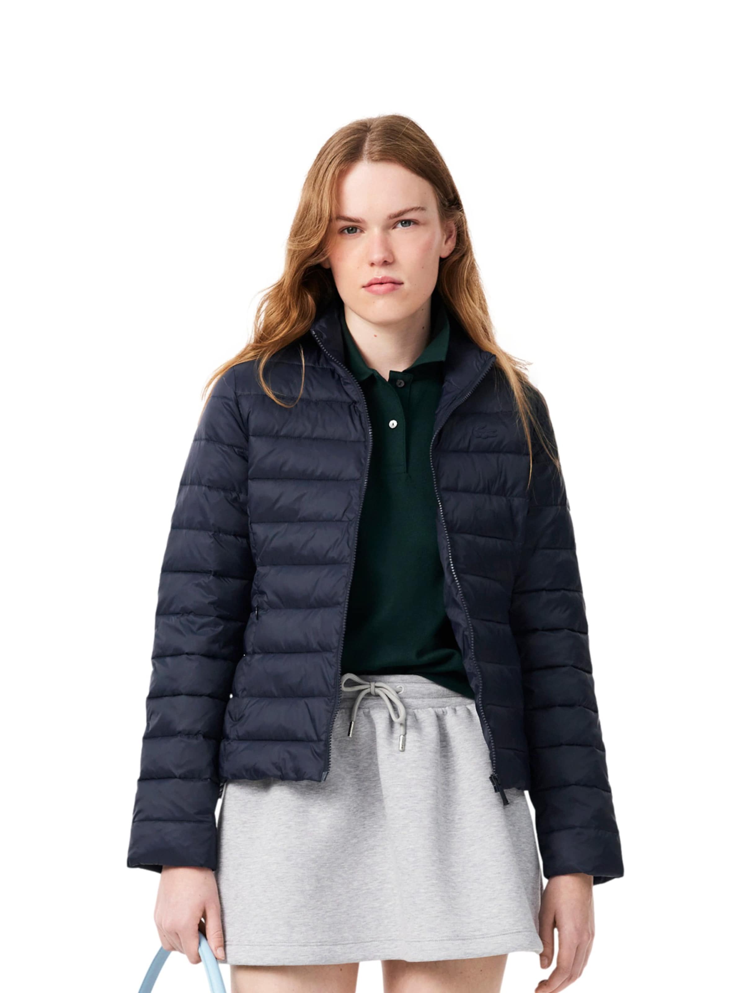 LACOSTE Winterjas in Blauw: voorkant