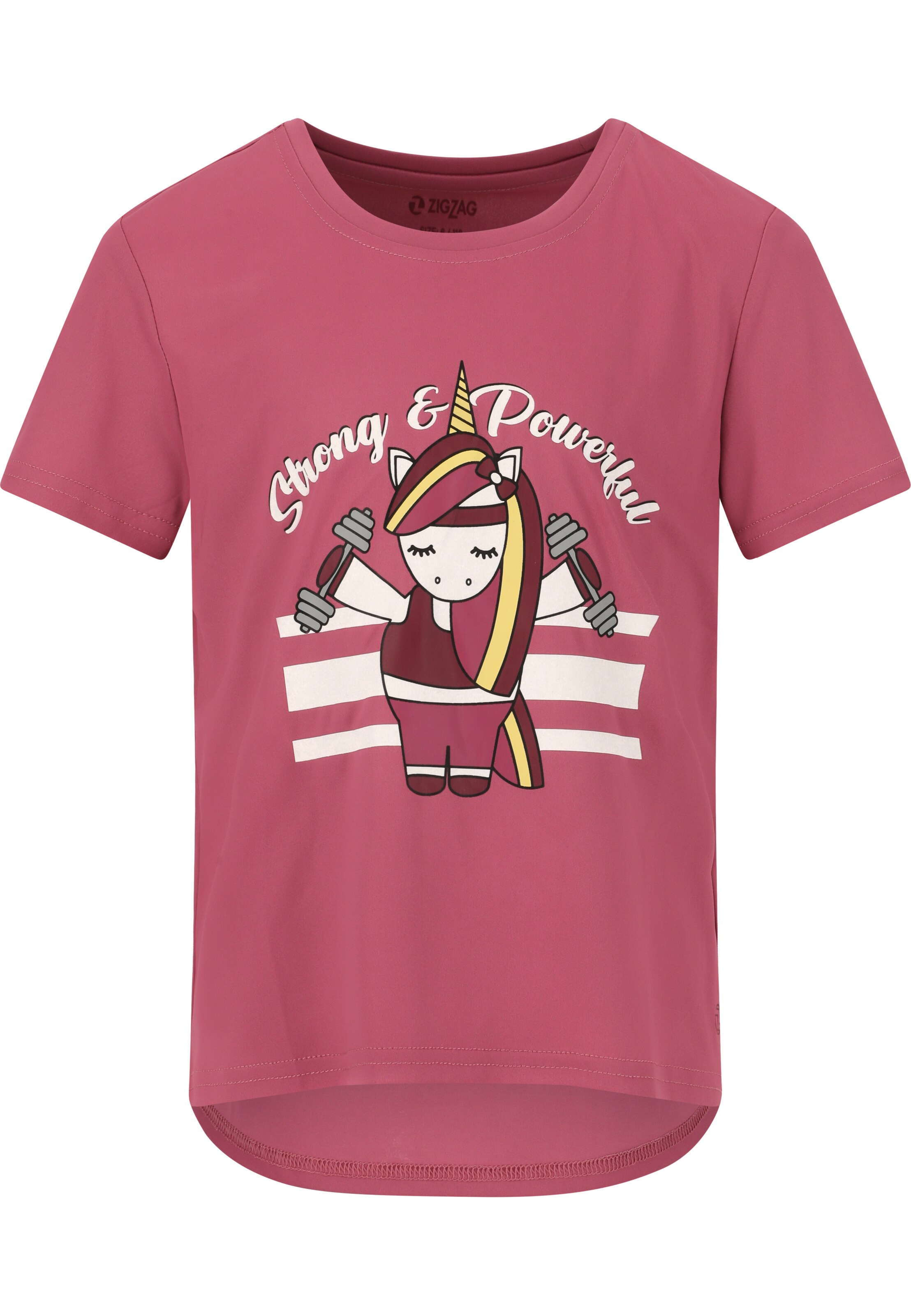 ZigZag Shirt 'Solana' in Purple: front