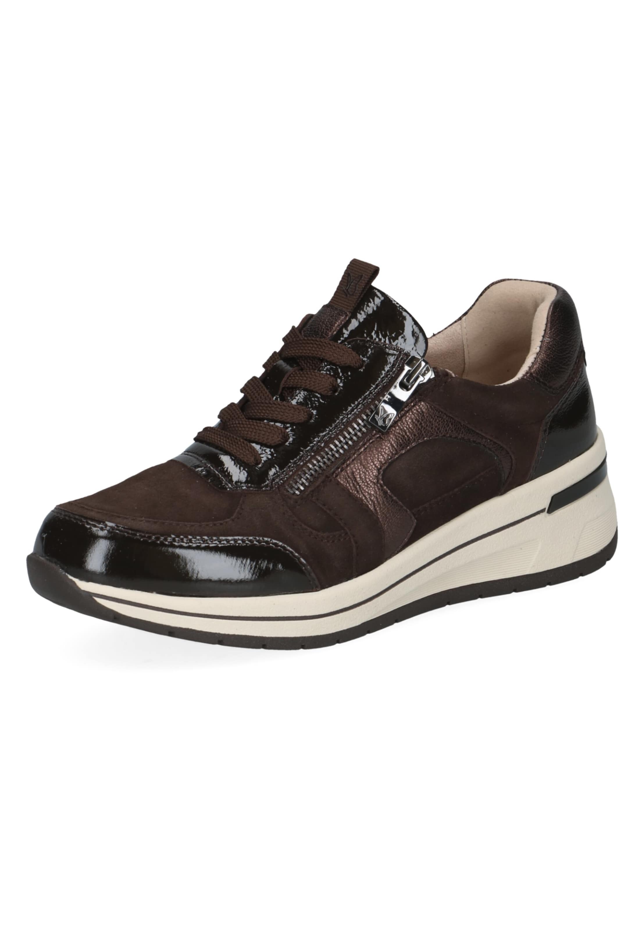 Baskets basses CAPRICE en marron : devant