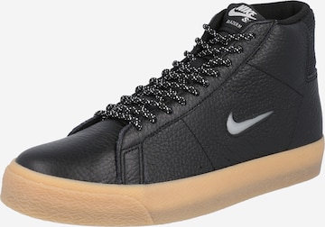 Nike SB Sneaker high 'ZOOM BLAZER' in Schwarz: predná strana