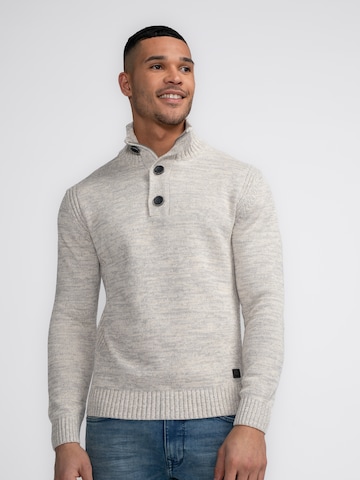 Petrol Industries Sweater 'Brevig' in White: front