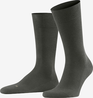 FALKE Socken 'Sensitive London' in Grün: Vorderseite