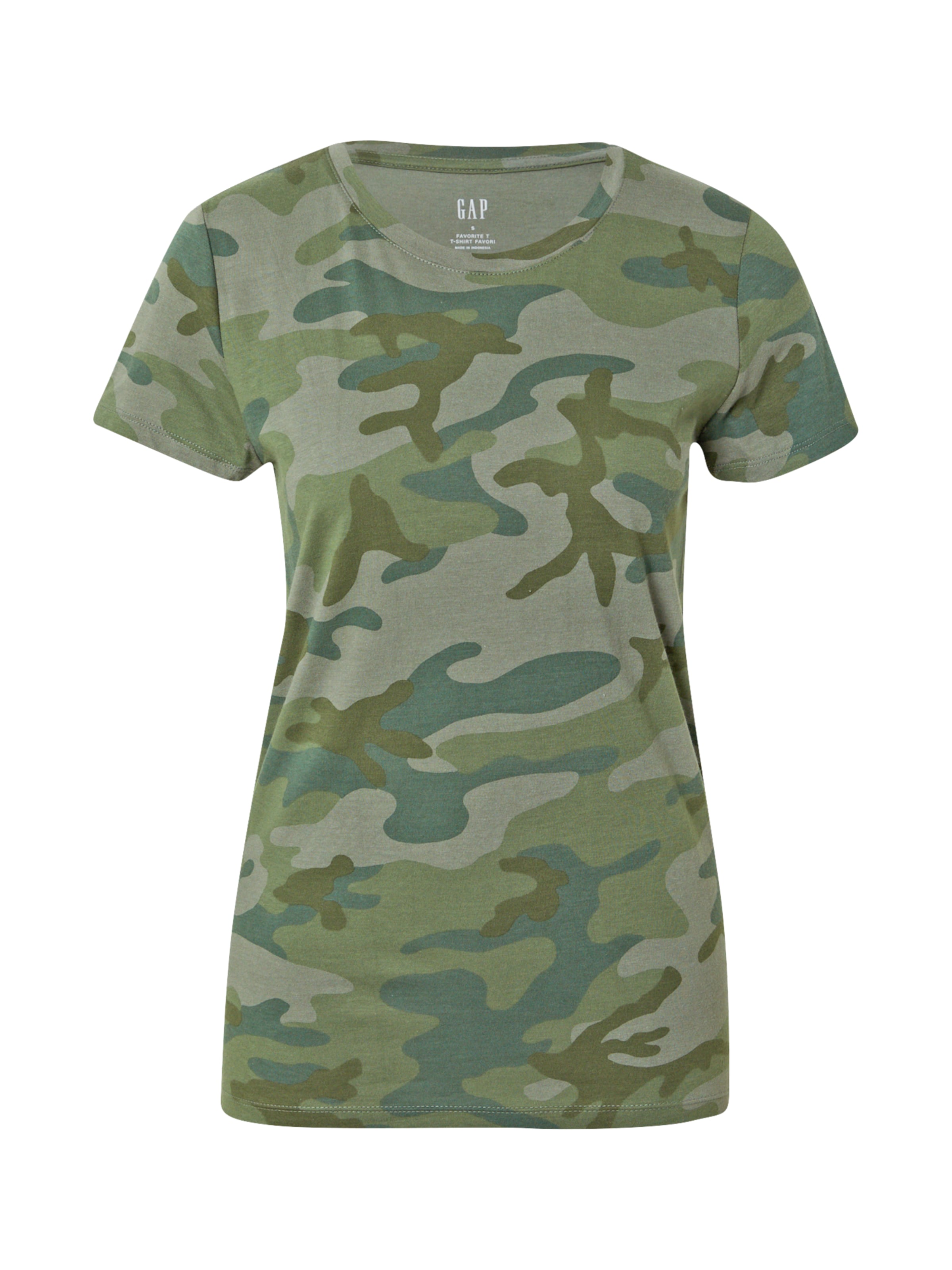 Frauen Shirts & Tops GAP T-Shirt in Grün, Khaki, Oliv, Hellgrün - NA90834