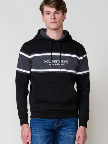 KOROSHI - Sweatshirt em preto