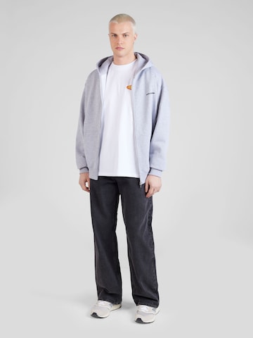 Pegador Zip-Up Hoodie 'COLNE' in Grey