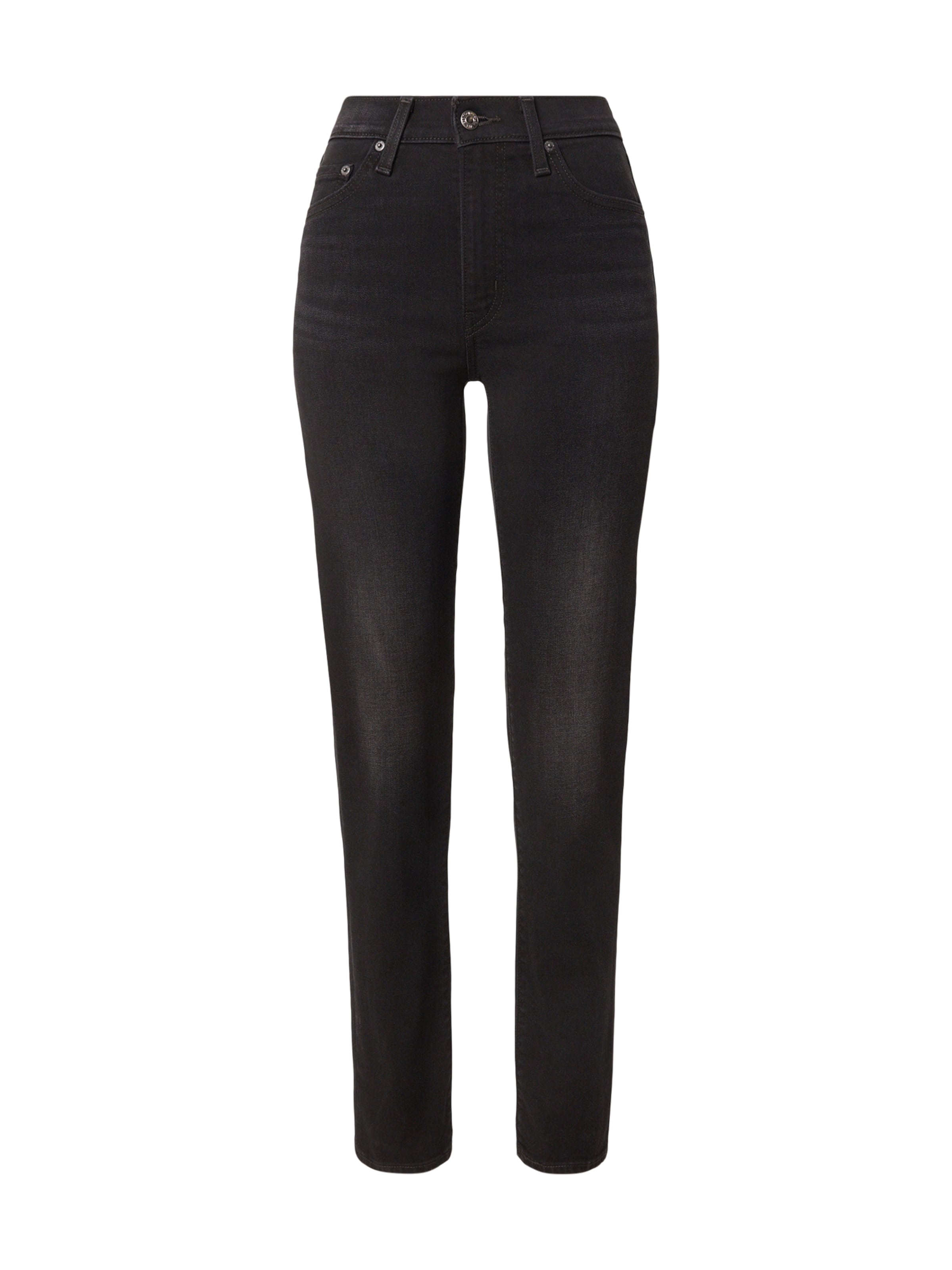 Jeans '722 HIGH RISE SLIM' pe 25/29 LEVI'S ® pe negru denim, Vizualizare produs