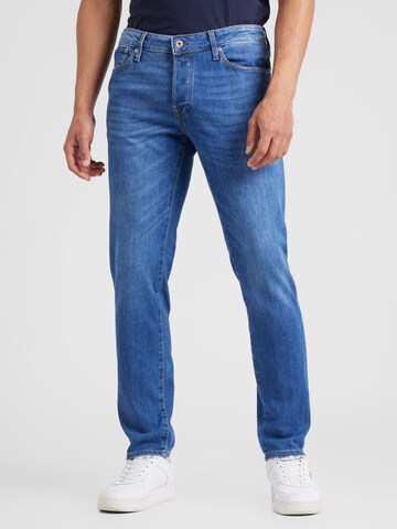 JACK & JONES - Slimfit Calças de ganga 'TIM' em azul: frente