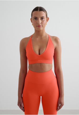 Bustino Reggiseno sportivo di Aim'n in arancione: frontale