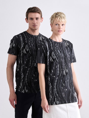 Carlo Colucci T-Shirt 'Erroi' in Schwarz: Vorderseite