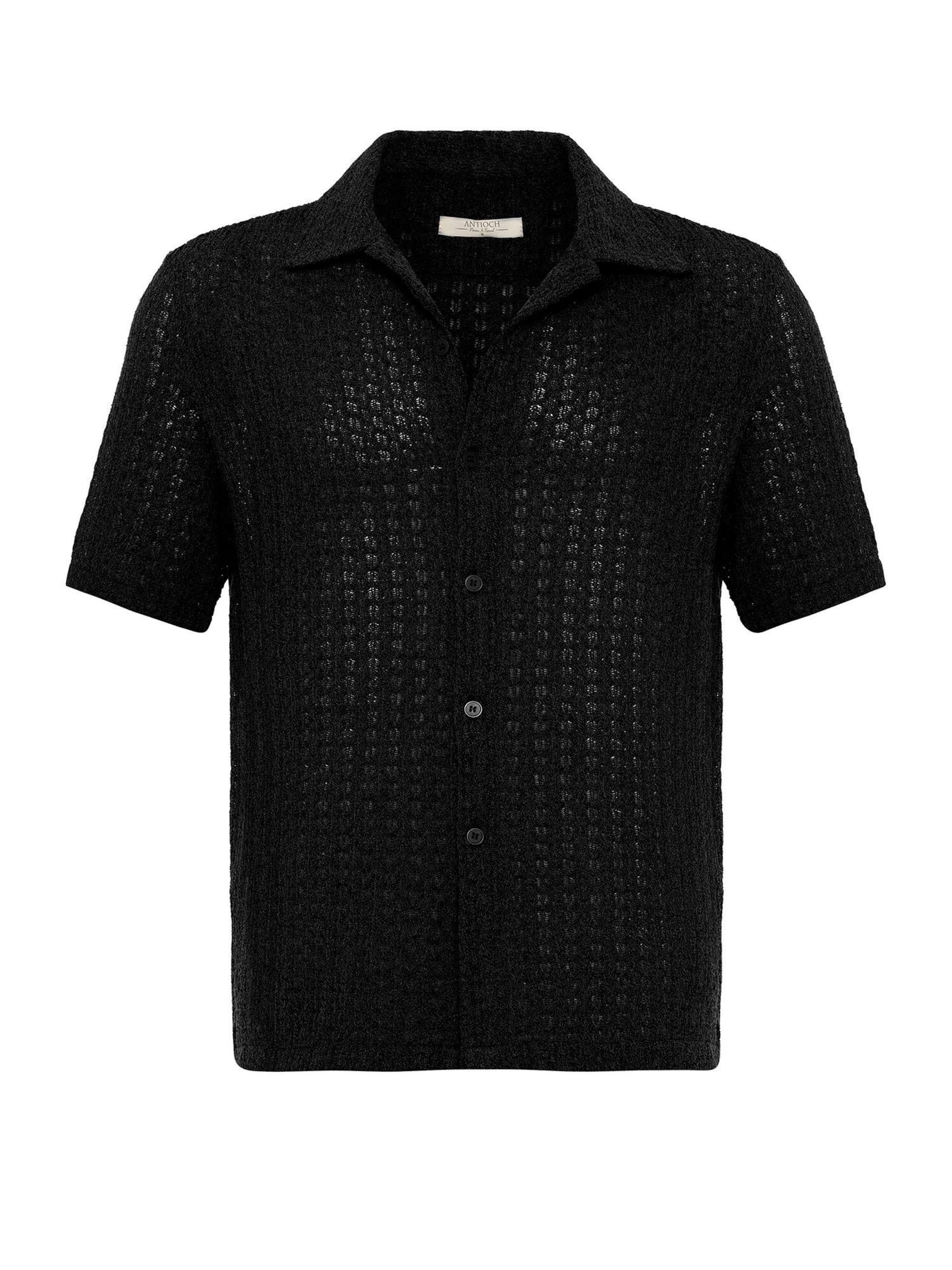 Antioch Rovný strih Košeľa - Čierna: predná strana