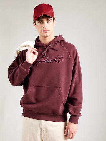 Carhartt WIP - Sudadera 'Ray' en rojo: frente