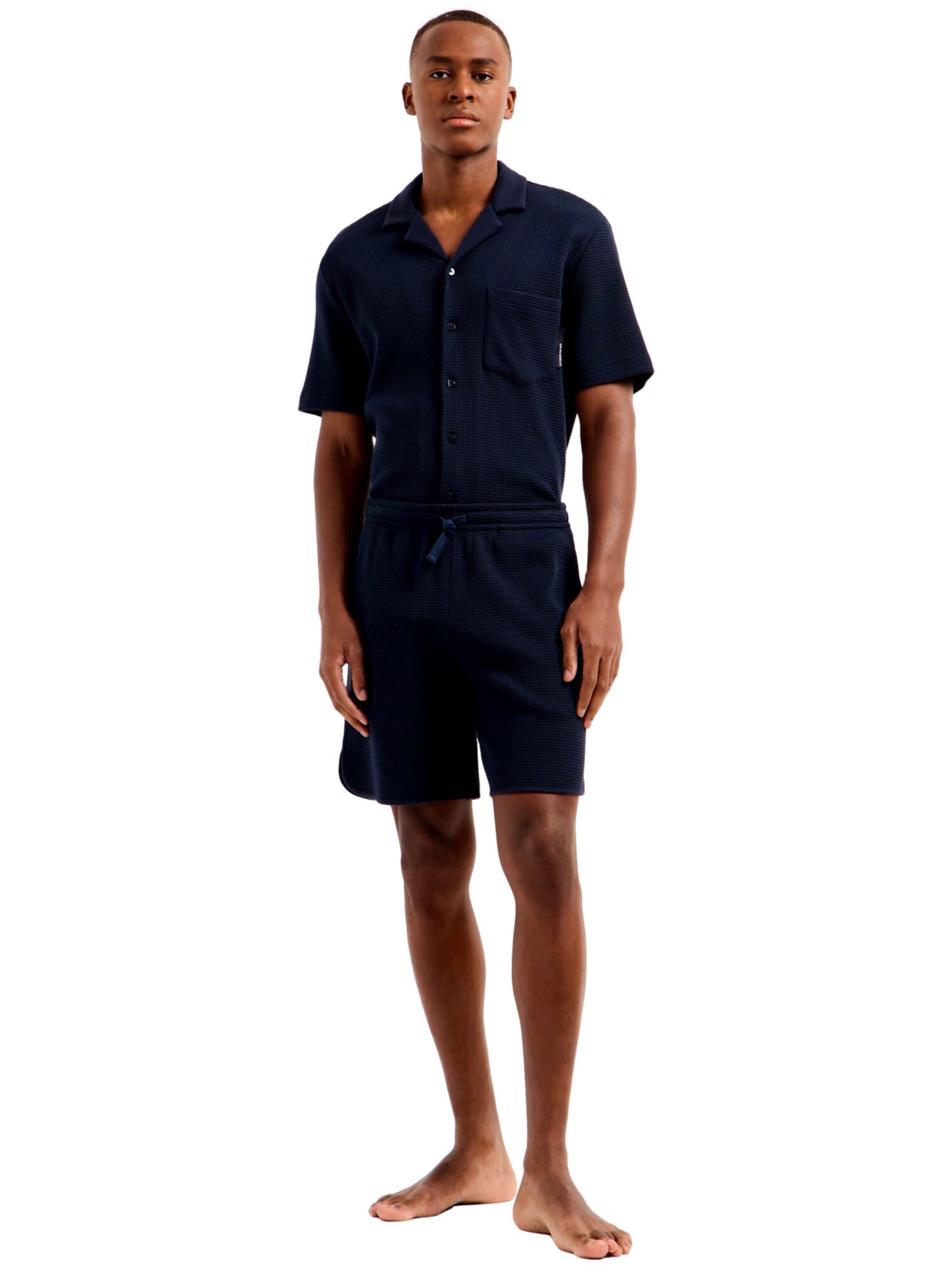 Emporio Armani Regular Shorts in Blau