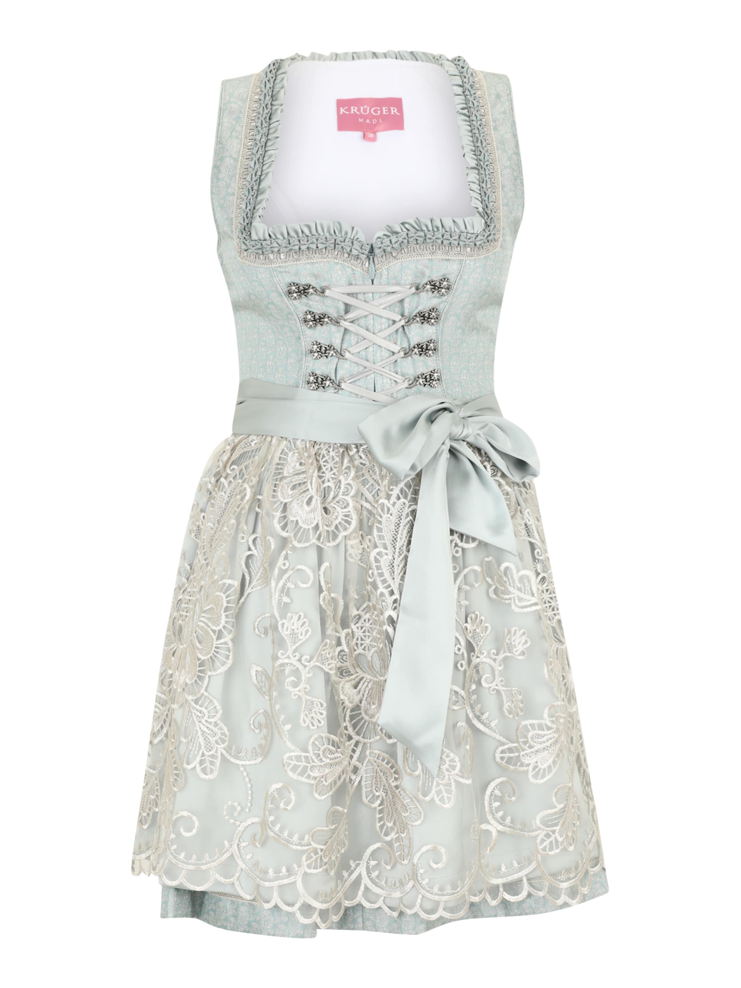 Krüger Madl Dirndl – modrá: přední strana