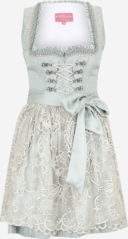 Rochițe tiroleze de la Krüger Madl pe albastru: față