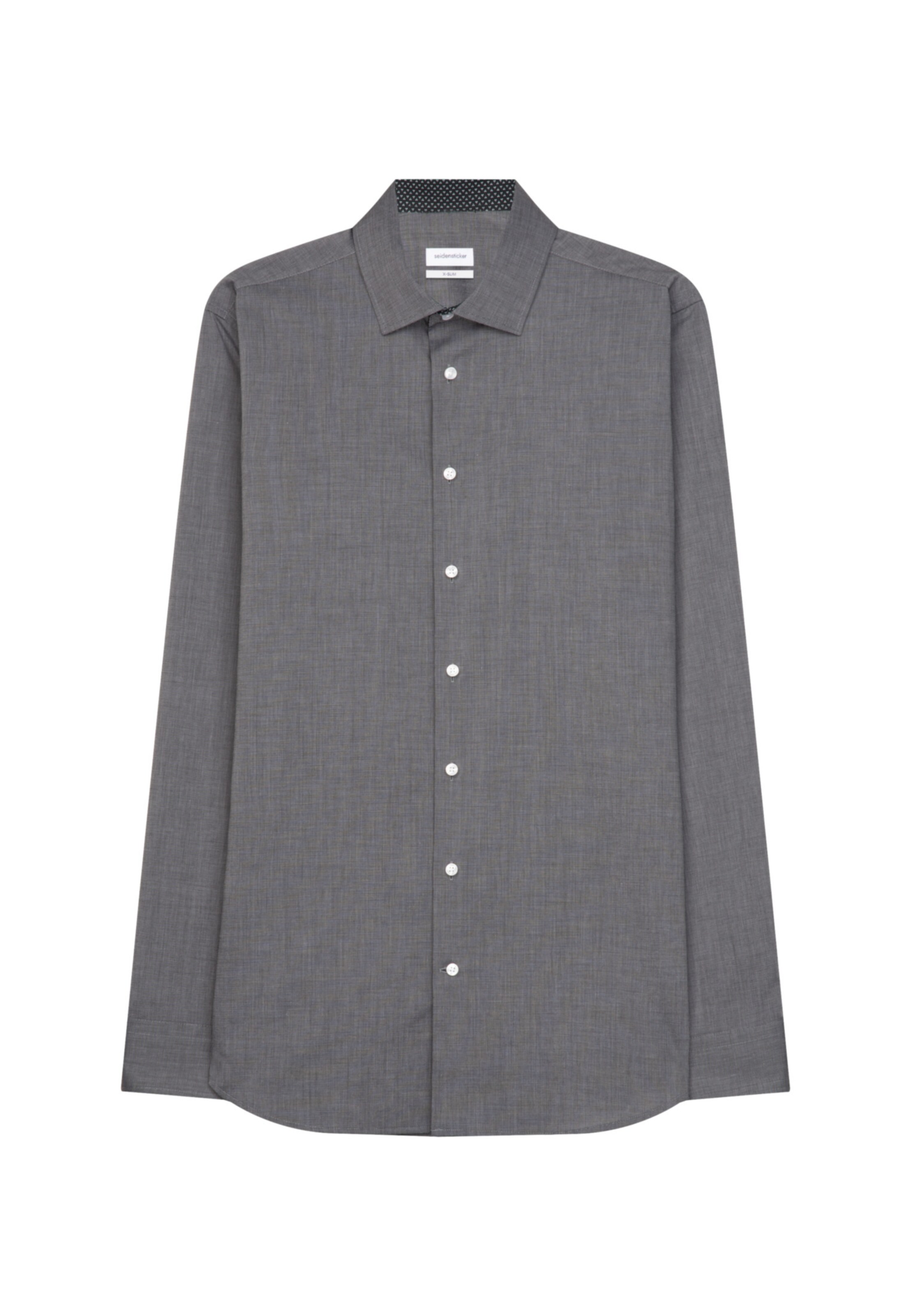 SEIDENSTICKER Slim fit Zakelijk overhemd ' X-Slim ' in Grijs