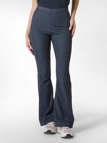 DEHA Flared Trousers in Blue: front