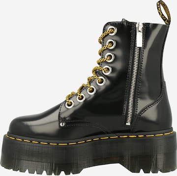 Ghete cu șireturi 'Max' de la Dr. Martens pe negru