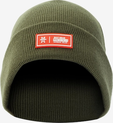Manufaktur13 Mütze 'Rough' in Grün: Vorderseite