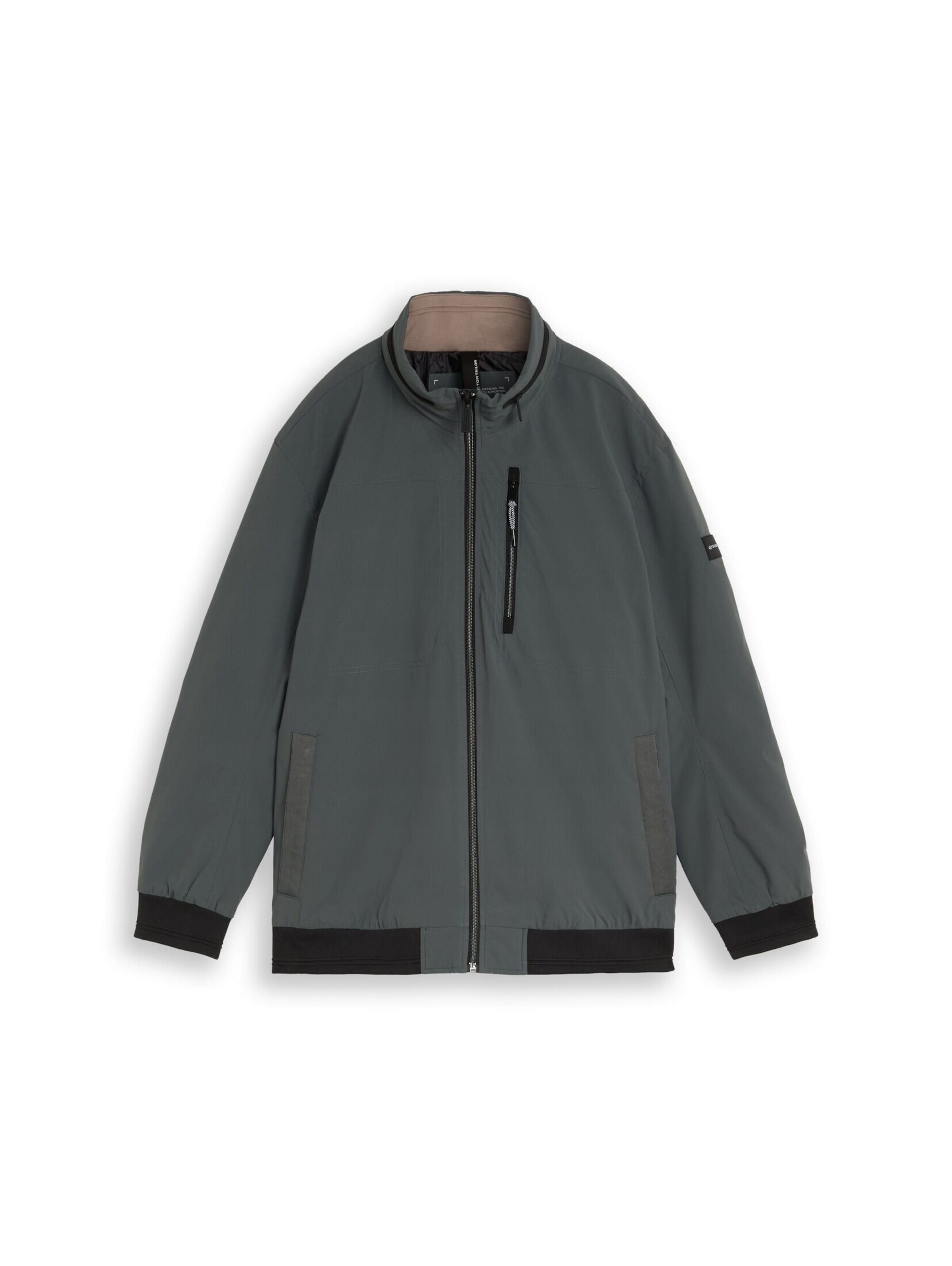 TOM TAILOR Men + Übergangsjacke in Grün: Vorderseite