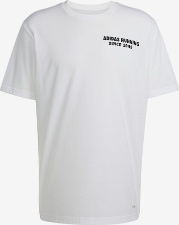 Maglia funzionale 'TACO' di ADIDAS PERFORMANCE in bianco: frontale