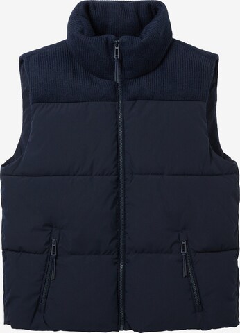 TOM TAILOR Vest in Blue: front