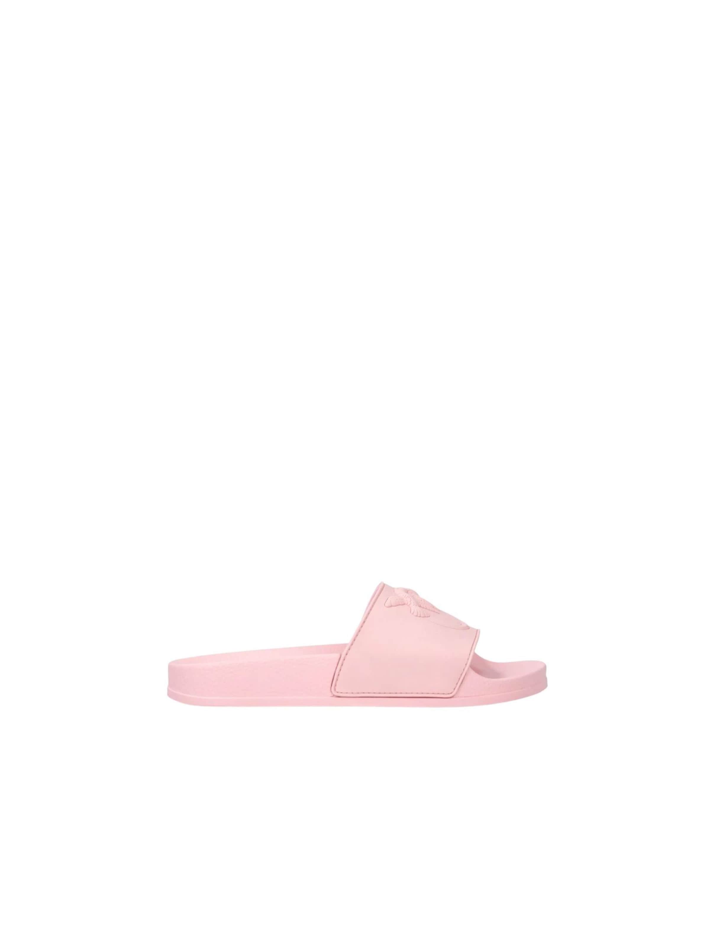 Pantoufle 'PINKO DILLY 01 SLIPPER RUBBERIZED Scarpe' PINKO en rose : devant