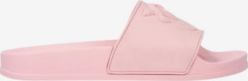 Pantoufle 'PINKO DILLY 01 SLIPPER RUBBERIZED Scarpe' PINKO en rose : devant