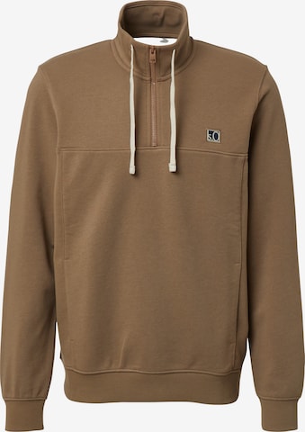 s.Oliver Sweatshirt in Bruin: voorkant