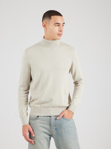 BOSS Neulepaita 'Akiro_S' värissä beige: etupuoli