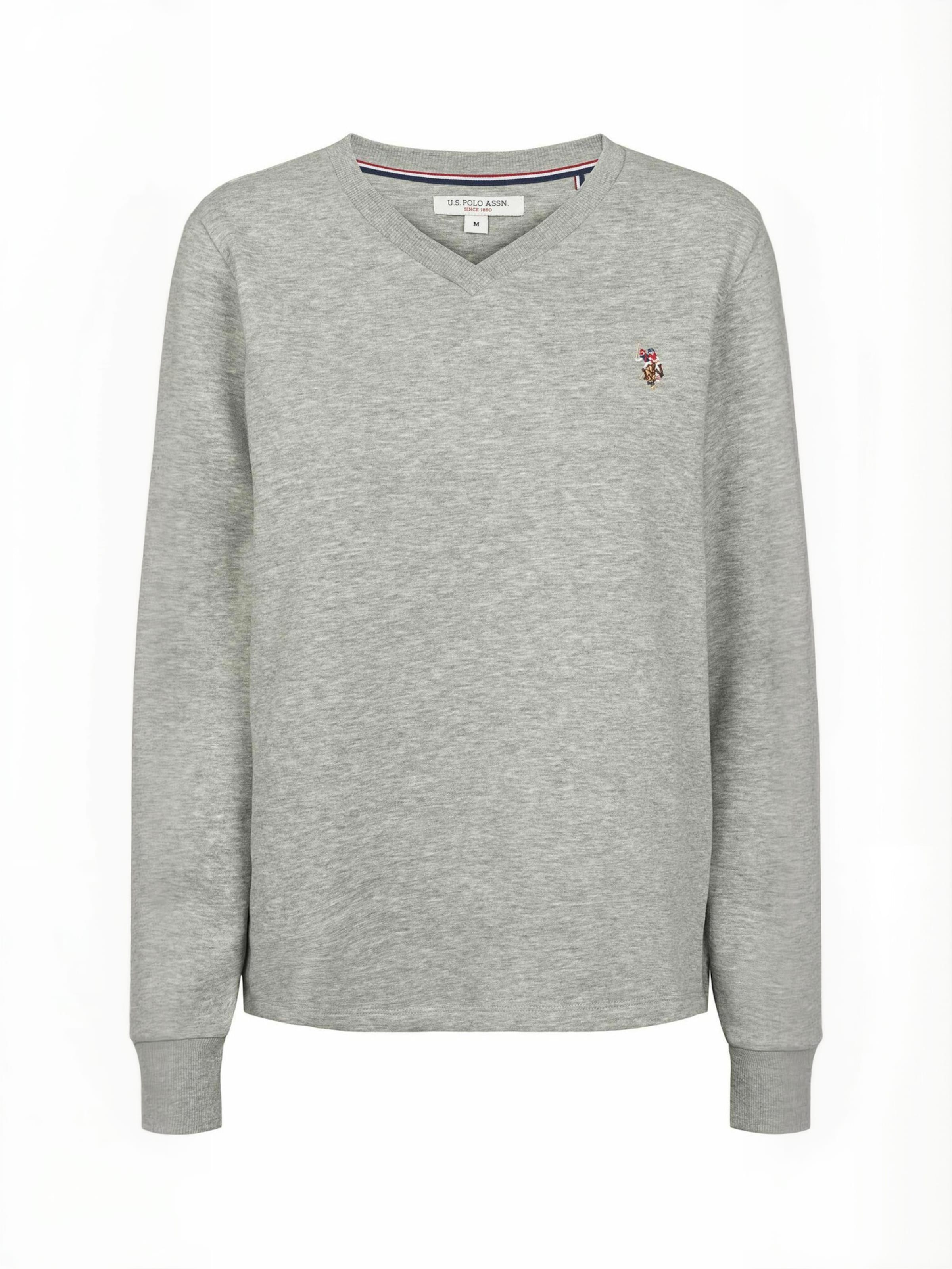 U.S. POLO ASSN. Trui ' UWMacy ' in Grijs: voorkant