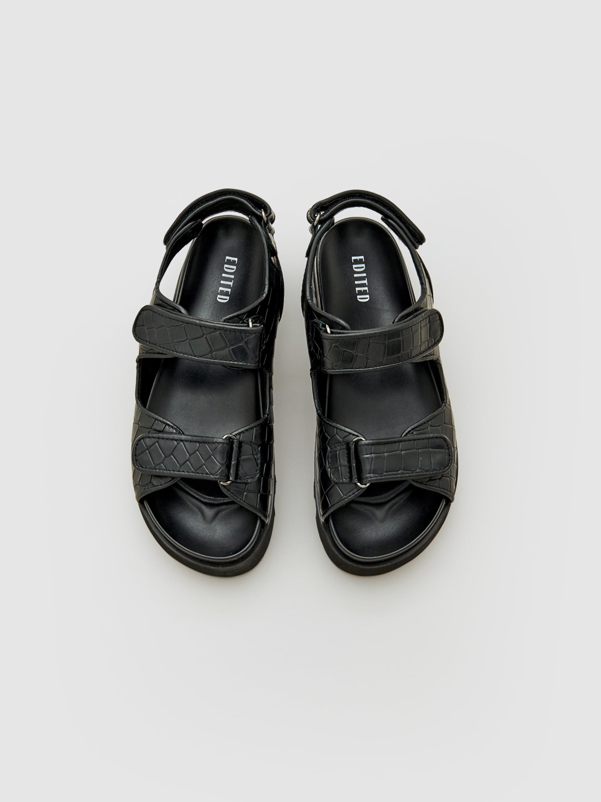 EDITED Produits Sandales 'Taylah' noir