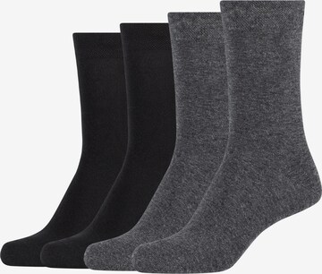 camano Socks in Grey: front